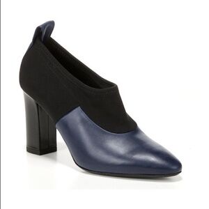 VIA SPIGA Bayne Block Heel Italian leather bootie